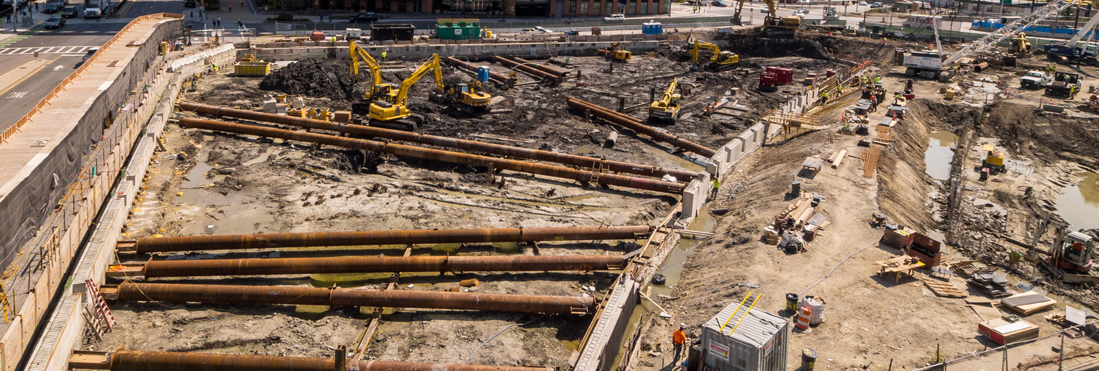 A SLURRY WALL FOUNDATION FOR A HIGH-PROFILE SEAPORT PROJECT Treviiicos